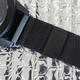 The Milanese strap we tested is similar to the one available for the Apple Watch, using a magnetic clasp so it’s infinitely adjustable.